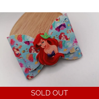 Little Mermaid Single Hair Bow